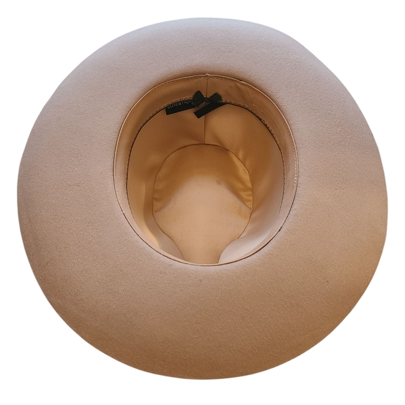 Olive & Pique Wool Fedora Hat Coastal Cowgirl Boho Western Aztec Band Adjustable - Picture 5 of 14